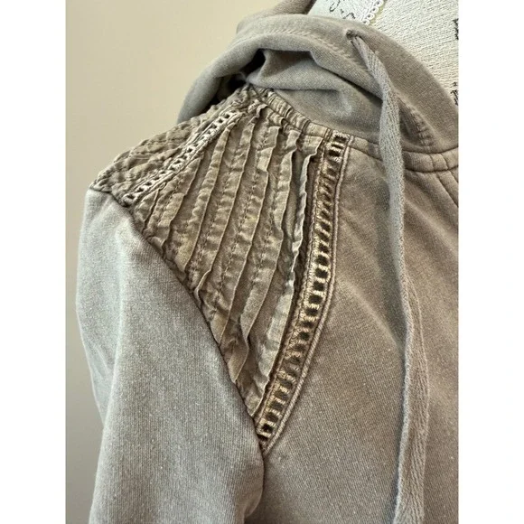 Logo Life by Lori Goldstein Muted green Hoodie XS - Picture 2 of 6